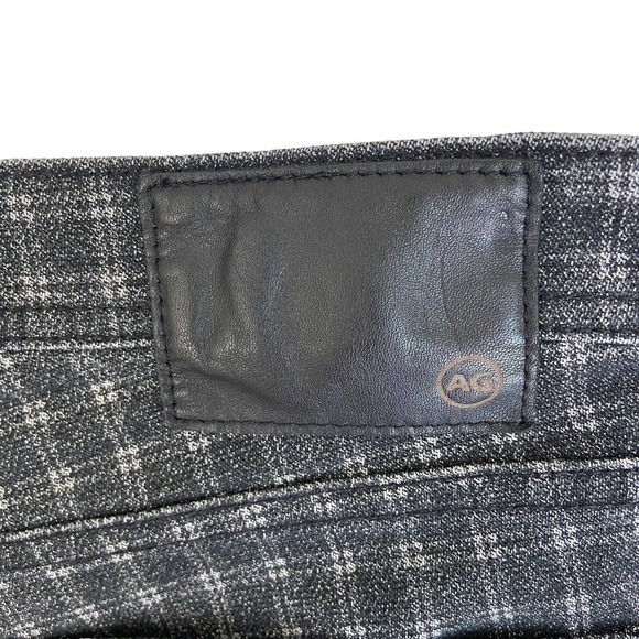 AG Adriano Goldschmied The Tellis Modern Slim Pants Men's Gray Plaid 31X26 - Picture 6 of 8